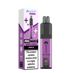 Hayati Pro Max Plus 6000 Prefilled Pod Kit - 20mg | Grape GB